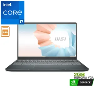 Notebook Modern 14 B11SB i7-1165G7, 16GB 3200Ghz, 512GB SSD, MX450 2GB, 14", W10H - MODERN14_B11SB
