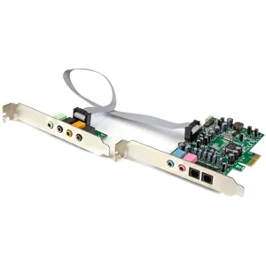 Tarjeta de sonido PCI Express con sonido envolvente de 7.1 canales 24bit 192 kHz  - PEXSOUND7CH