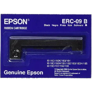 Cinta Epson ERC-09B para Impresora (Negra) M160/3/4/180/1/2/3/190/1 - ERC-09B