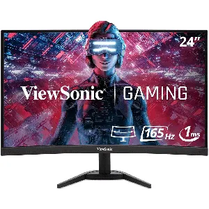 Monitor 24" Curvo ViewSonic Full HD 1080p, Panel MVA, 165Hz, 2ms, AMD FreeSync Premium - VX2468-PC-MHD