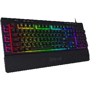 Teclado Gamer Redragon SHIVA K512 Black-RGB con Reposamuñecas - 29REDK512R DDN22