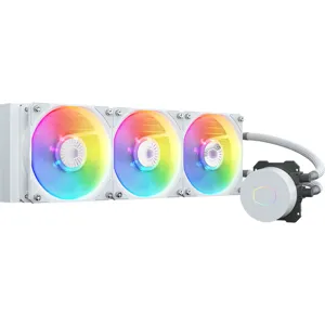 Refrigeracion Liquida MasterLiquid ML360L ARGB White Edition V2, Triple SickleFlow 120 ARGB Fan - MLW-D36M-A18PW-RW