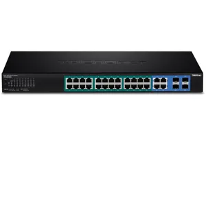Switch Trendnet PoE+ Web Smart Gigabit de 28 Puertos - TPE-5028WS
