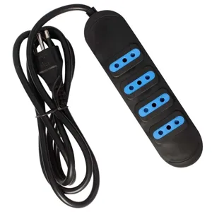 Alargador Fujitel 4 Tomas 1.5 metros Negro - I160ACA2115N