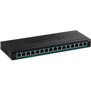 Switch Trendnet 16xGE PoE+ (123W) a Rack - TPE-TG160H