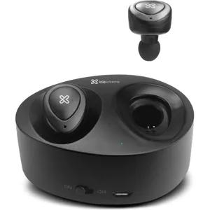 Audífono Inalámbrico Klip Xtreme TwinBuds, Wireless Bluetooth, 3.5Hrs de Reproducción, Black  - KHS-700