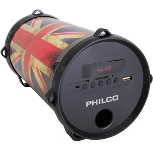 Parlante Bazooka LED Bluetooth Portatil  PX-75 Diseño Britain Ranura para USB y tarjetas SD - 32PRXPX75K