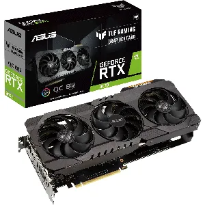 Tarjeta de Video ASUS TUF Gaming NVIDIA GeForce RTX 3070 V2 OC Edition Graphics Card (PCIe 4.0, 8GB GDDR6, LHR, HDMI 2.1 , DisplayPort 1.4a, Dual Ball Fan Bearings, Military-Grade Certification, GPU Tweak II) - TUF-RTX3070-O8G-V2-GAMING