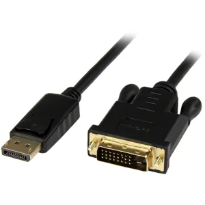 Cable DisplayPort a DVI Activo 1.8mts Negro - DP2DVIMM6BS