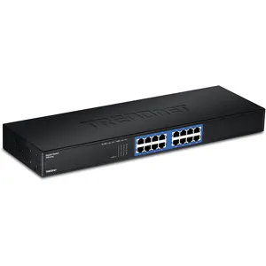 Switch 16 Puertos Gigabit 16xGE GREENnet a Rack conmutación de 32 Gbps - TEG-S16G
