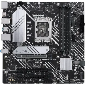 Tarjeta madre B660 (LGA 1700) mATX  PCIe 4.0, two M.2 slots, Intel® 1Gb Ethernet, DP,2 x HDMI®, rear USB 3.2 Gen 2, front USB 3.2 Gen 1 Type-C, Aura Sync - MB PRIME B660M-A D4