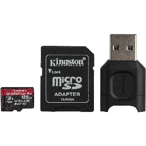 Memoria 128GB MicroSD SDXC UHS-II U3 Class 10 Canvas React Plus 285/165/MB/s Incl.Lector - MLPMR2/128GB
