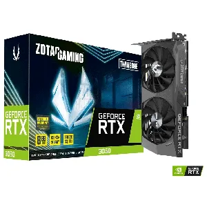Tarjeta de Video ZOTAC GAMING GeForce RTX 3050 Twin Edge 8GB GDDR6 128-bit 14 Gbps PCIE 4.0 Gaming Graphics Card, IceStorm 2.0 Advanced Cooling, FREEZE Fan Stop, Active Fan Control -ZT-A30500E-10M