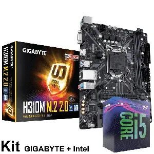Kit INTEL i5-9400 2.9GHz + Gigabyte placa H310 - KT028XCL94