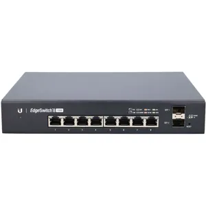 Switch EdgeSwitch UBIQUITI-ES-8-150W 8 Puertos 150W - ES-8-150W