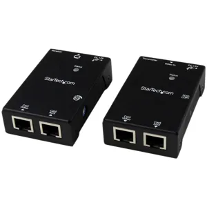Kit Extensor Video Audio HDMI por Cable UTP Ethernet Cat5 Cat6 RJ45 con Power over Cable - 50m - ST121SHD50