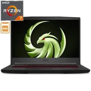 Notebook MSI Bravo 15 B5DD, R7-5800H, 16GB, 512GB SSD, RX 550M LED 15.6" FHD 144Hz, W10H - BRAVO15B5DDR7