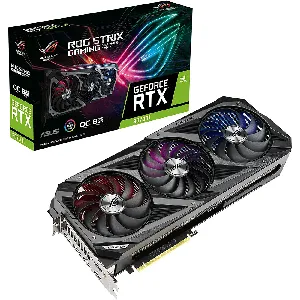 Tarjeta de Video ASUS GEFORCE RTX 3070 TI 8GB OC GDDR6 256 BIT LHR PCIex 4.0 - ROG-STRIX-RTX3070TI-O8G-GAMING