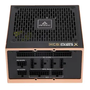 Fuente de poder 1000 vatios 80 Plus Gold PSU con ventilador silencioso FDB de 5.315 in, modular, - HCG1000
