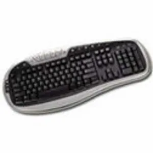 TECLADO black/silver PS2 Español 18 hotkeys CHICONY