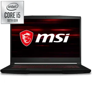 Notebook MSI GF63 Thin 10SC, i5-10500H, Ram 8GB, SSD 512GB, GTX 1650 Max-Q, Led 15.6" FHD, W10H - GF63THIN10SC405CL