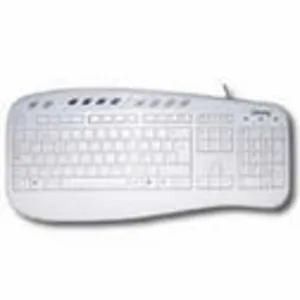 TECLADO blanco PS2 Español 10 hotkeys CHICONY