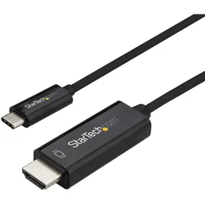 Cable Adaptador de 1m USB-C a HDMI 4K 60Hz - Negro - Cable USB Tipo C a HDMI - Cable Conversor de Video USBC - CDP2HD1MBNL