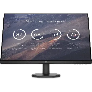 Monitor HP P27v G4, 27'', LCD, Panel IPS, FHD (1920x1080), HDMI, VGA, 5ms, Color negro - 9TT20AA#ABA