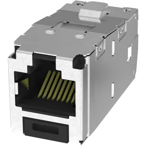 Modulo Hembra RJ45 Cat6a Blindado Panduit - CJS6X88TGY-24