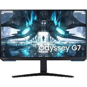 Monitor Gamer Samsung Odyssey G7, 28" UHD, 144Hz, 1ms, Panel IPS, Compatible con G-Sync - LS28AG700NLXZS