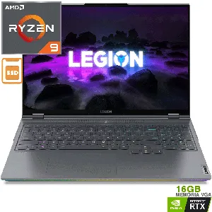 Notebook Lenovo Legion 7 AMD R9-5900HX 1TB SSD 32GB 16in W10 Home - 82N600AACL