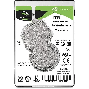 Disco Duro 1TB para Notebook Seagate Barracuda Pro 2.5'', SATA III, 6 Gbit/s, 7200RPM, 128MB Cache - ST1000LM049