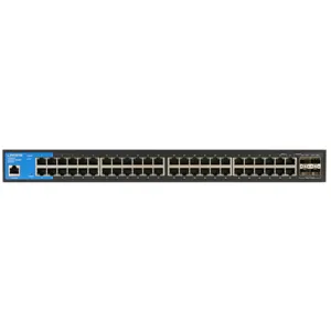SWITCH 48-PORT MANAGED GIGABIT SWITCH W/ 4 10G SFP