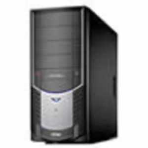 GAB MIDI DE11A-BK/SV FP 350W c/ 20+4pins silver/black, USB+AV frontal