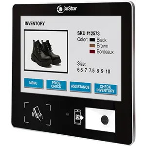 Micro Kiosko Touch 10.1" Wifi, Bluetooth, Android, lector de codigos de barra 1D/2D integrado, NFC, POE, VESA - K10-A7