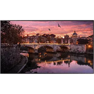 Monitor Samsung Business QB75R 75 inch 4K UHD 3840x2160 LED Commercial Signage Display for Business with HDMI, Wi-Fi, 350 - QB75R