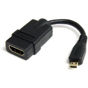 Cable Adaptador StarTech de 12cm HDMI de alta velocidad a Micro HDMI - HDADFM5IN