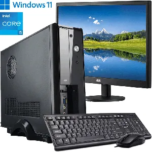 Pc armado procesador i5-11400 2.6 ghz, 16GB 480GB SSd  monitor 20", licencia windows 11 pro español  pn 1140016480w11