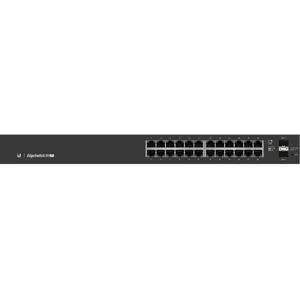 Ubiquiti EdgeSwitch ES-24-LITE - Conmutador - L3 - Gestionado - 24 x 10/100/1000 + 2 x Gigabit - ES-24-Lite