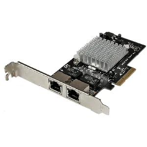 Tarjeta de Red PCI Express PCI-E Gigabit Ethernet con 2 Puertos RJ45 Chipset Intel i350 - ST2000SPEXI