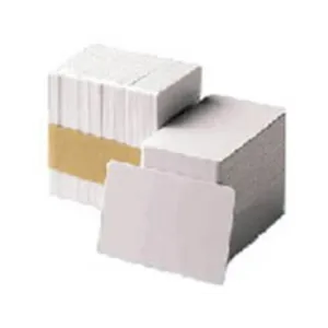 Pack Tarjetas Pvc Zebra PVC en blanco, 30 mil, color blanco, paquete de 500 - 104523-111