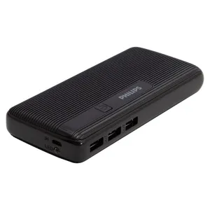 Power Bank Philco 10000 mAh 3puertos USB Negro - 79PHL2710B