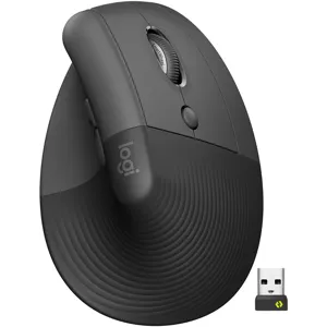 Mouse Logitech Inalambrico Lift Vertical Ergonomico Graphite - 910-006466