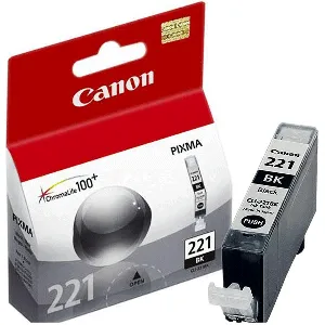 Cartucho de Tinta Canon CLI-221 Negro Rendimiento 210 Pag Compatible Pixma 3600 / IP-4700 - 2946B016AA