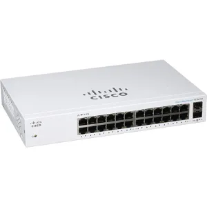 Switch Cisco Gigabit Ethernet Business 110, 24 P 10/100/1000Mbps+2 P SFP, 48 Gb/s, No Administrable - CBS110-24T-NA