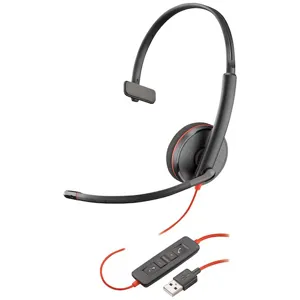 Audifono Microfono Tipo cintillo Monoaural Blackwire C3210 USB-A -  209744-101