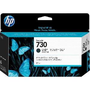 Tinta HP 730 Negro Mate 130ml Para T1700 T 1600 T 2600 - P2V65A