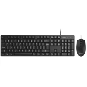 Combo Teclado 6254 + Mouse 7204 Philips USB  Alambrico  pn  62547204