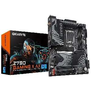 Tarjta Madre Z790 GAMING X AX LGA 1700 13th, 12th Gen DDR5 Q-Flash Plus Smart Fan 6  - Z790 GAMING X AX (rev. 1.0)