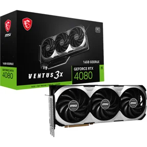 Tarjeta De Video MSI GeForce RTX 4080 Ventus 3X OC, 16GB, GDDR6X, 256-Bits, PCI-e 4.0 - GEFORCE RTX 4080 16GB VENTUS 3X OC